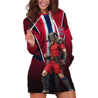 Personalized Norway Viking Hoodie Dress Nordic Flag Sports Style