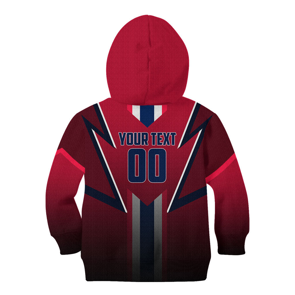 Personalized Norway Viking Kid Hoodie Nordic Flag Sports Style