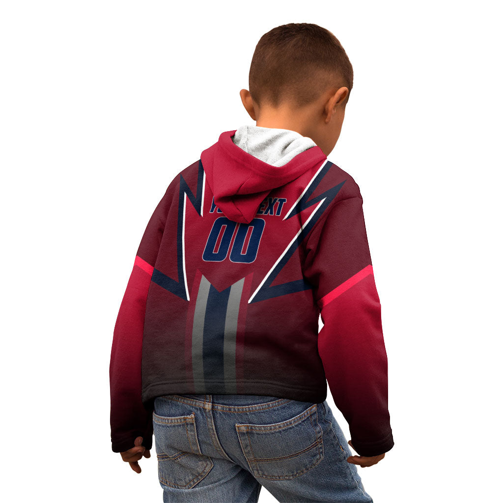 Personalized Norway Viking Kid Hoodie Nordic Flag Sports Style