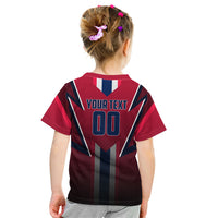 Personalized Norway Viking Kid T Shirt Nordic Flag Sports Style