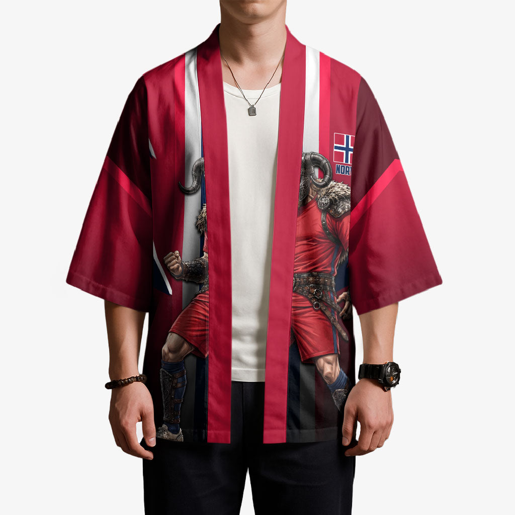 Personalized Norway Viking Kimono Nordic Flag Sports Style
