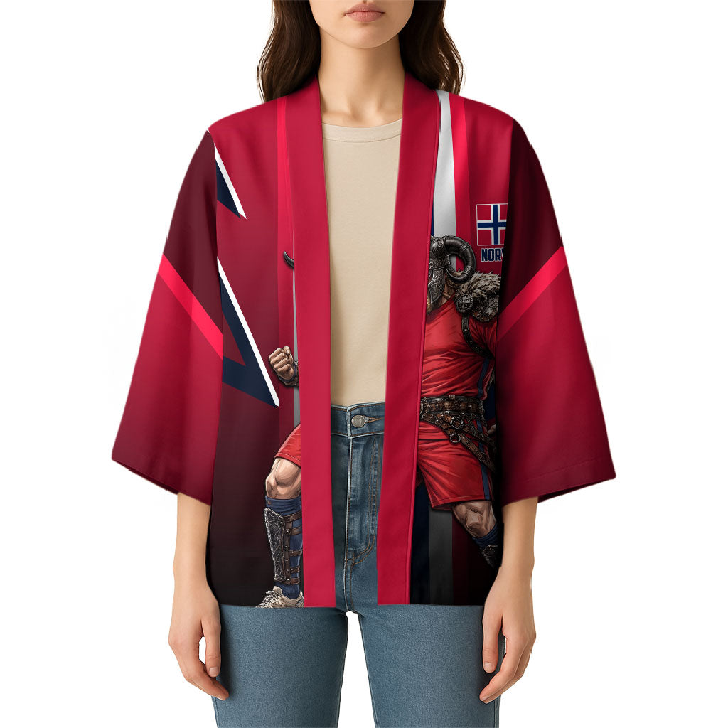 Personalized Norway Viking Kimono Nordic Flag Sports Style