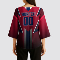 Personalized Norway Viking Kimono Sleeve Blouse Nordic Flag Sports Style