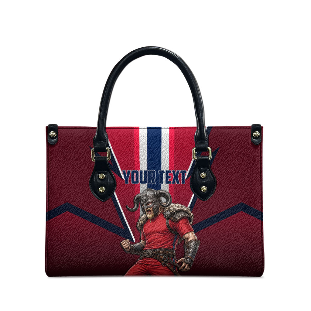 Personalized Norway Viking Leather Bag Nordic Flag Sports Style