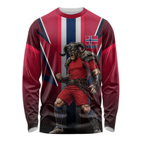 Personalized Norway Viking Long Sleeve Shirt Nordic Flag Sports Style