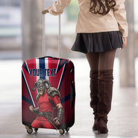 Personalized Norway Viking Luggage Cover Nordic Flag Sports Style