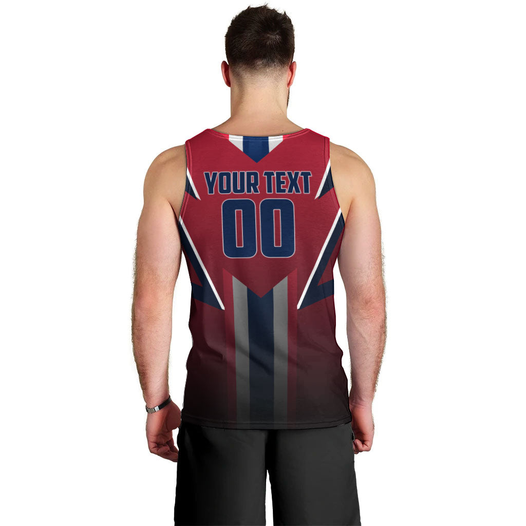 Personalized Norway Viking Men Tank Top Nordic Flag Sports Style