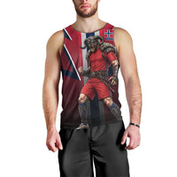 Personalized Norway Viking Men Tank Top Nordic Flag Sports Style
