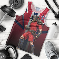 Personalized Norway Viking Men Tank Top Nordic Flag Sports Style