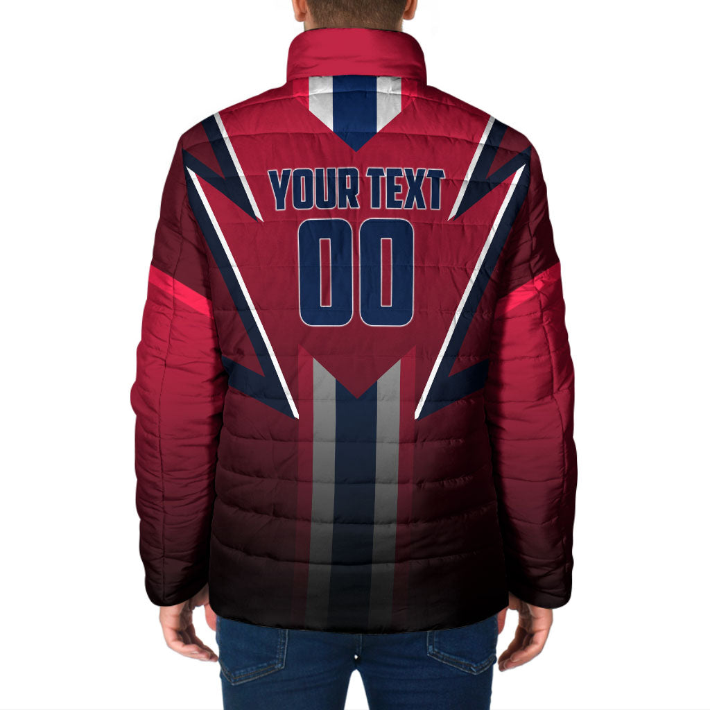 Personalized Norway Viking Padded Jacket Nordic Flag Sports Style