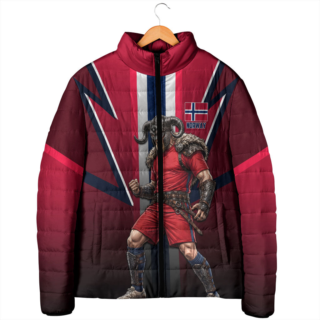 Personalized Norway Viking Padded Jacket Nordic Flag Sports Style