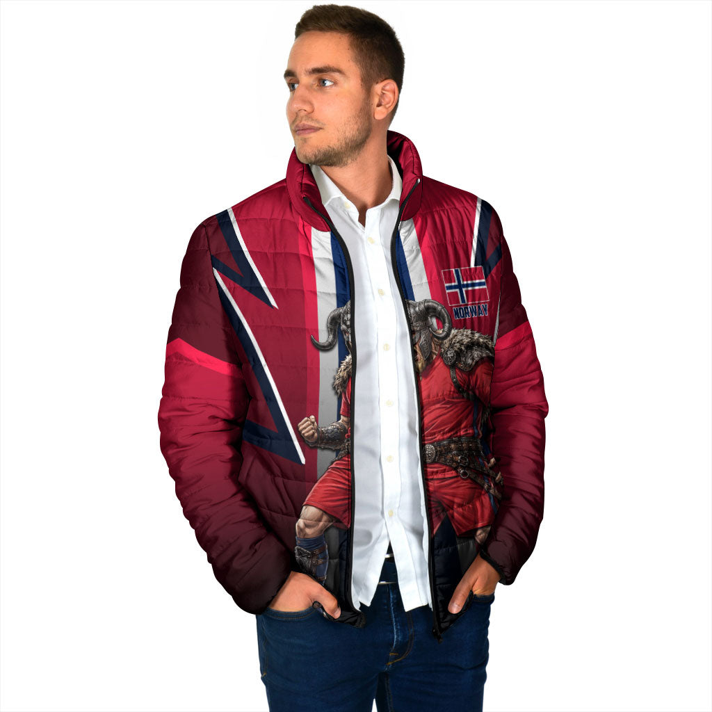 Personalized Norway Viking Padded Jacket Nordic Flag Sports Style