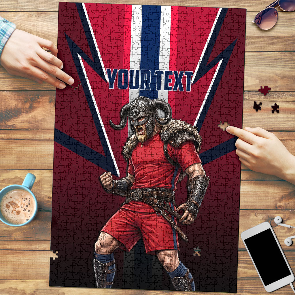 Personalized Norway Viking Puzzle Nordic Flag Sports Style