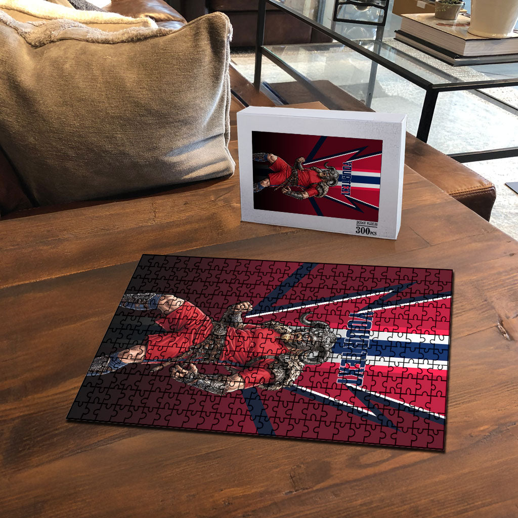 Personalized Norway Viking Puzzle Nordic Flag Sports Style