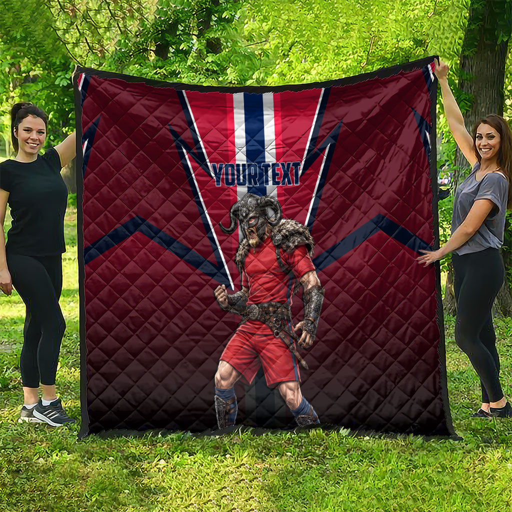 Personalized Norway Viking Quilt Nordic Flag Sports Style