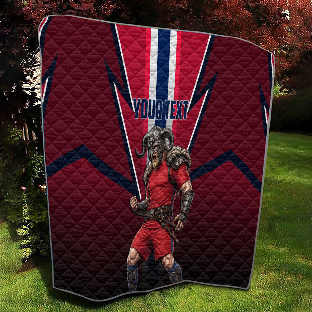 Personalized Norway Viking Quilt Nordic Flag Sports Style