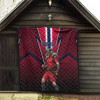 Personalized Norway Viking Quilt Nordic Flag Sports Style
