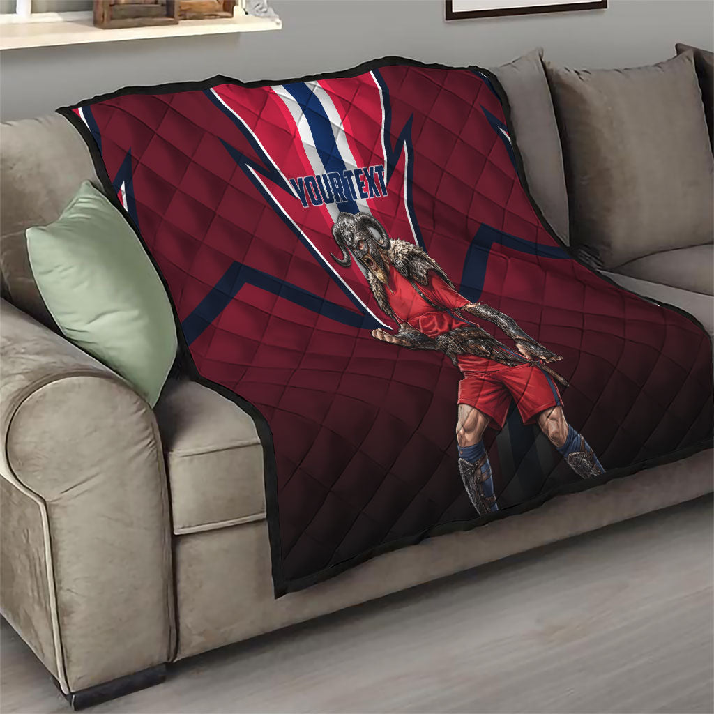 Personalized Norway Viking Quilt Nordic Flag Sports Style