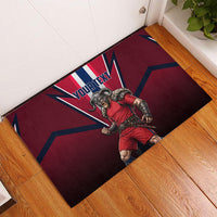 Personalized Norway Viking Rubber Doormat Nordic Flag Sports Style