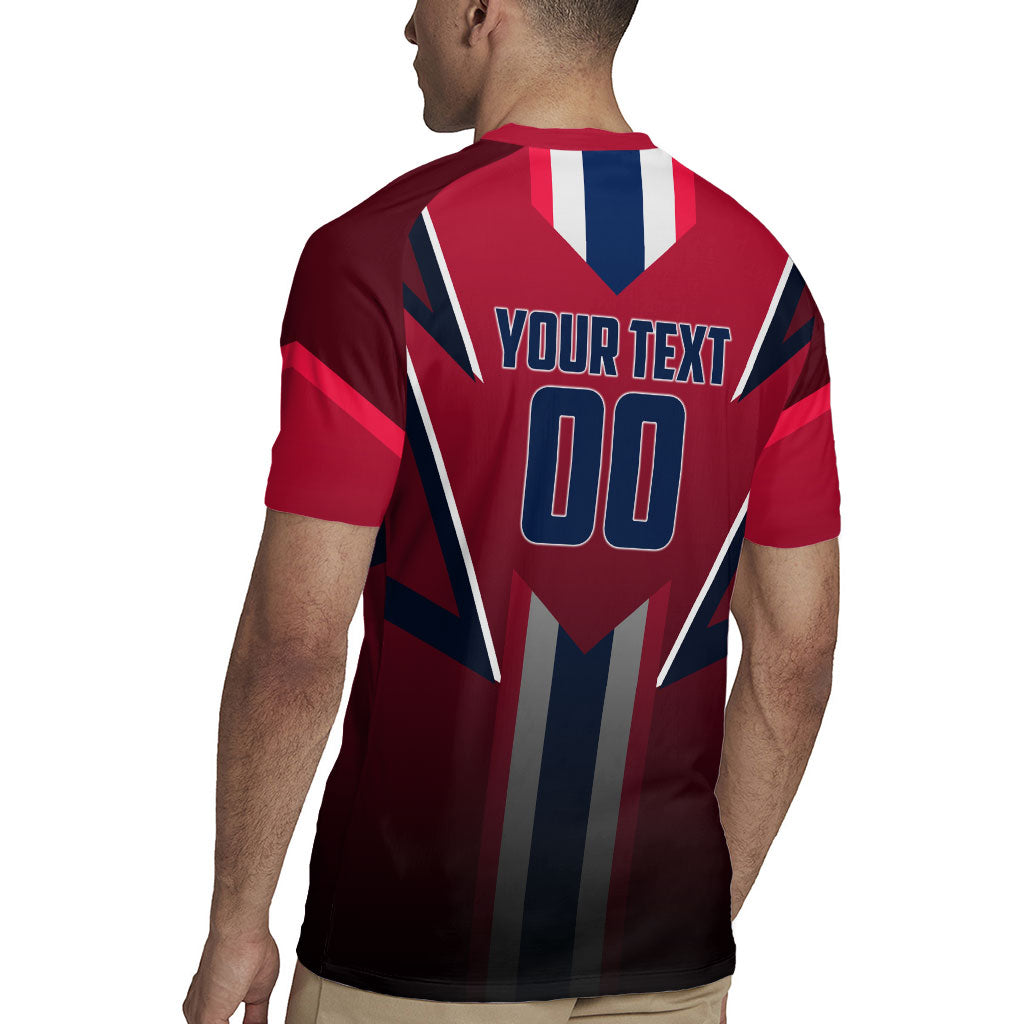 Personalized Norway Viking Rugby Jersey Nordic Flag Sports Style