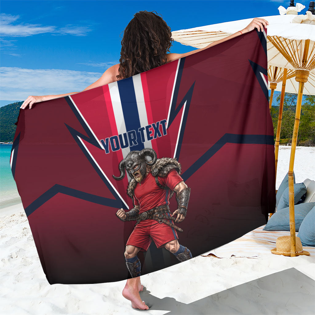 Personalized Norway Viking Sarong Nordic Flag Sports Style
