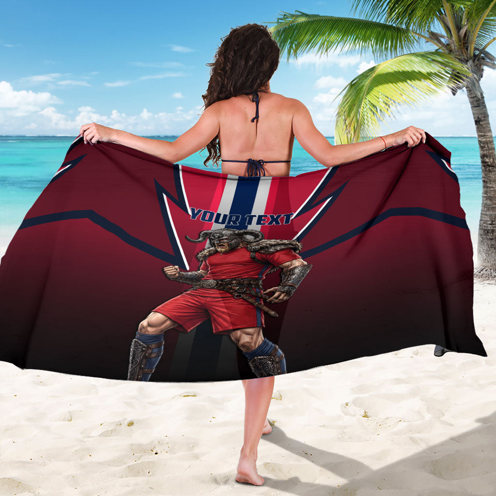 Personalized Norway Viking Sarong Nordic Flag Sports Style