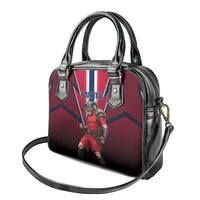Personalized Norway Viking Shoulder Handbag Nordic Flag Sports Style