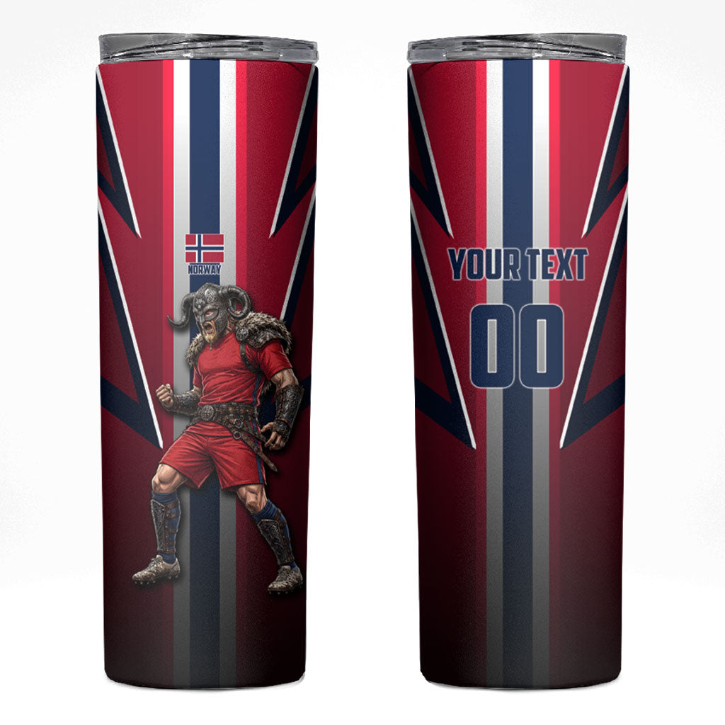 Personalized Norway Viking Skinny Tumbler Nordic Flag Sports Style