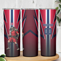 Personalized Norway Viking Skinny Tumbler Nordic Flag Sports Style