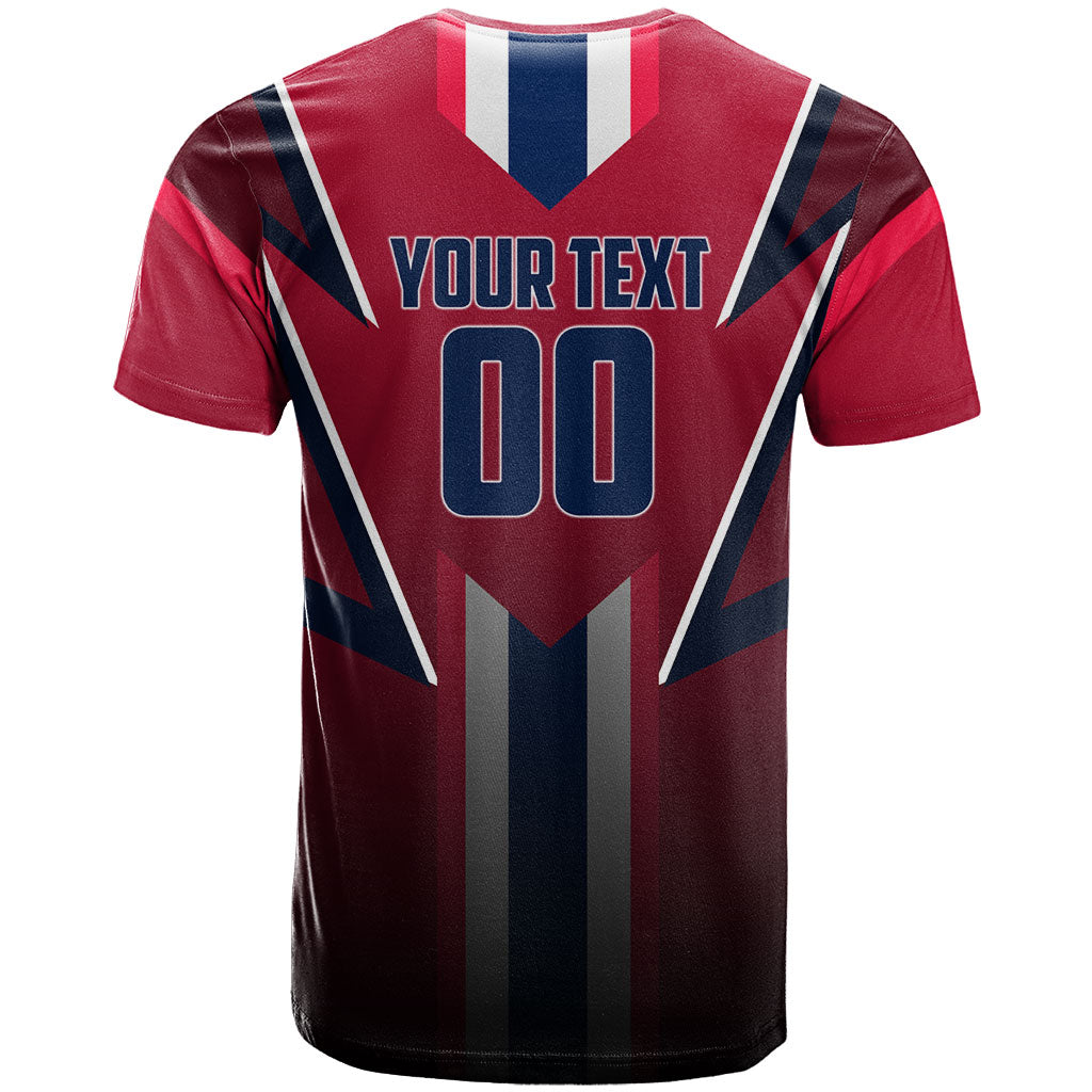 Personalized Norway Viking T Shirt Nordic Flag Sports Style