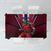 Personalized Norway Viking Tablecloth Nordic Flag Sports Style