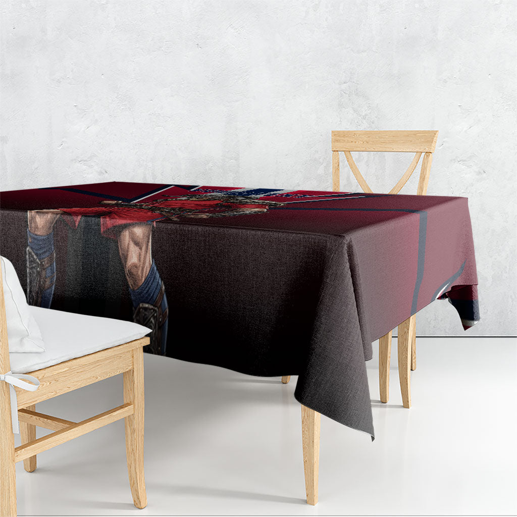 Personalized Norway Viking Tablecloth Nordic Flag Sports Style