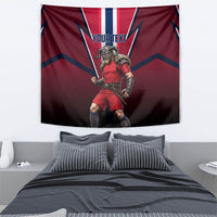 Personalized Norway Viking Tapestry Nordic Flag Sports Style