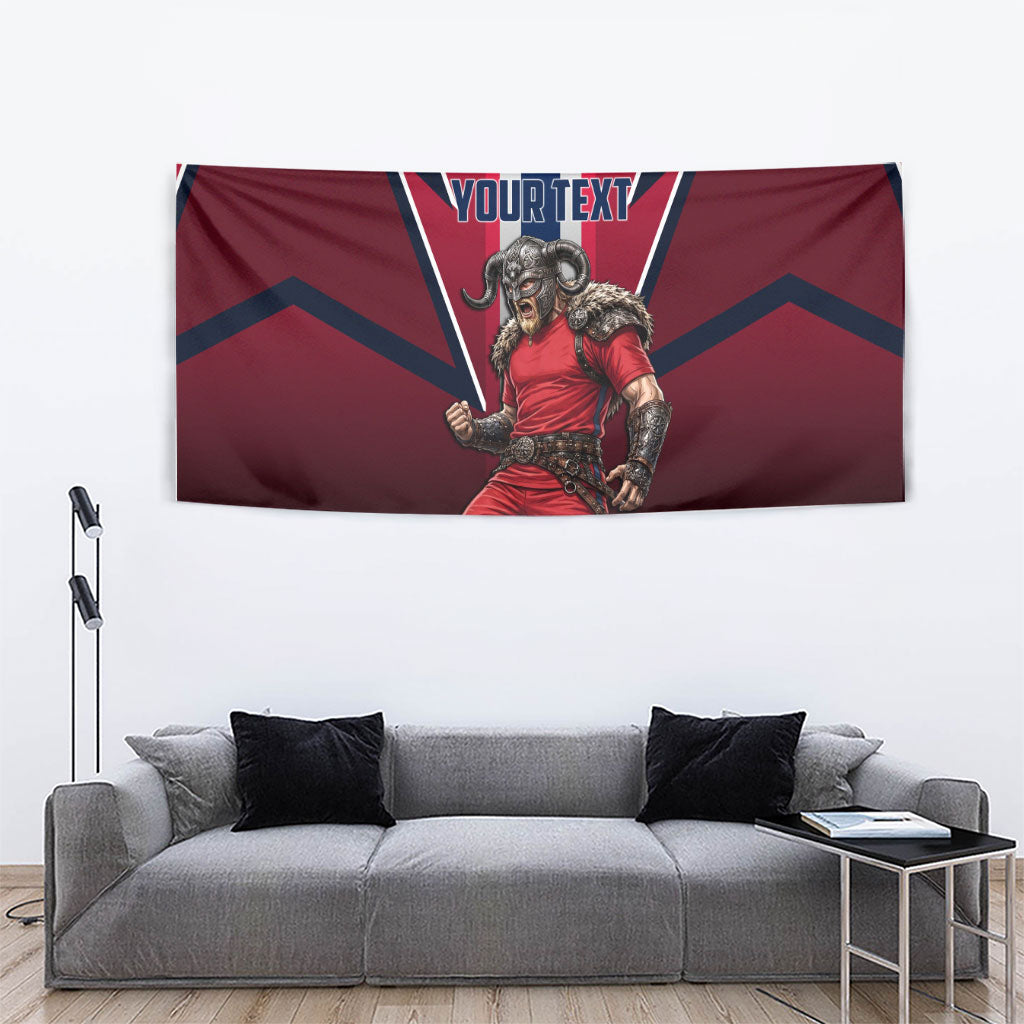 Personalized Norway Viking Tapestry Nordic Flag Sports Style