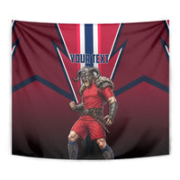 Personalized Norway Viking Tapestry Nordic Flag Sports Style