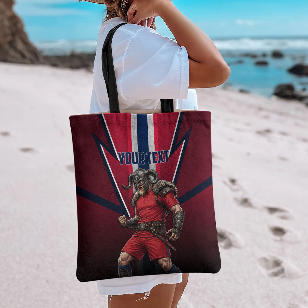 Personalized Norway Viking Tote Bag Nordic Flag Sports Style