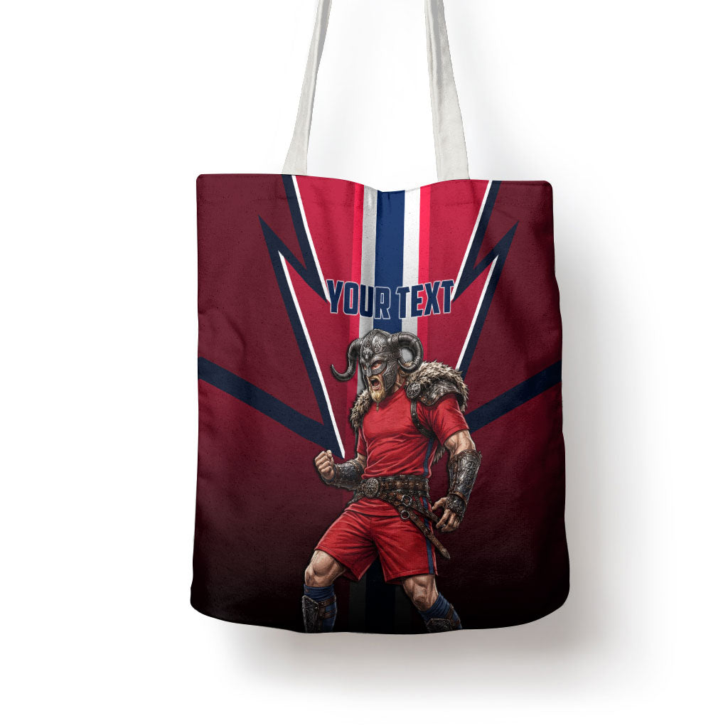 Personalized Norway Viking Tote Bag Nordic Flag Sports Style