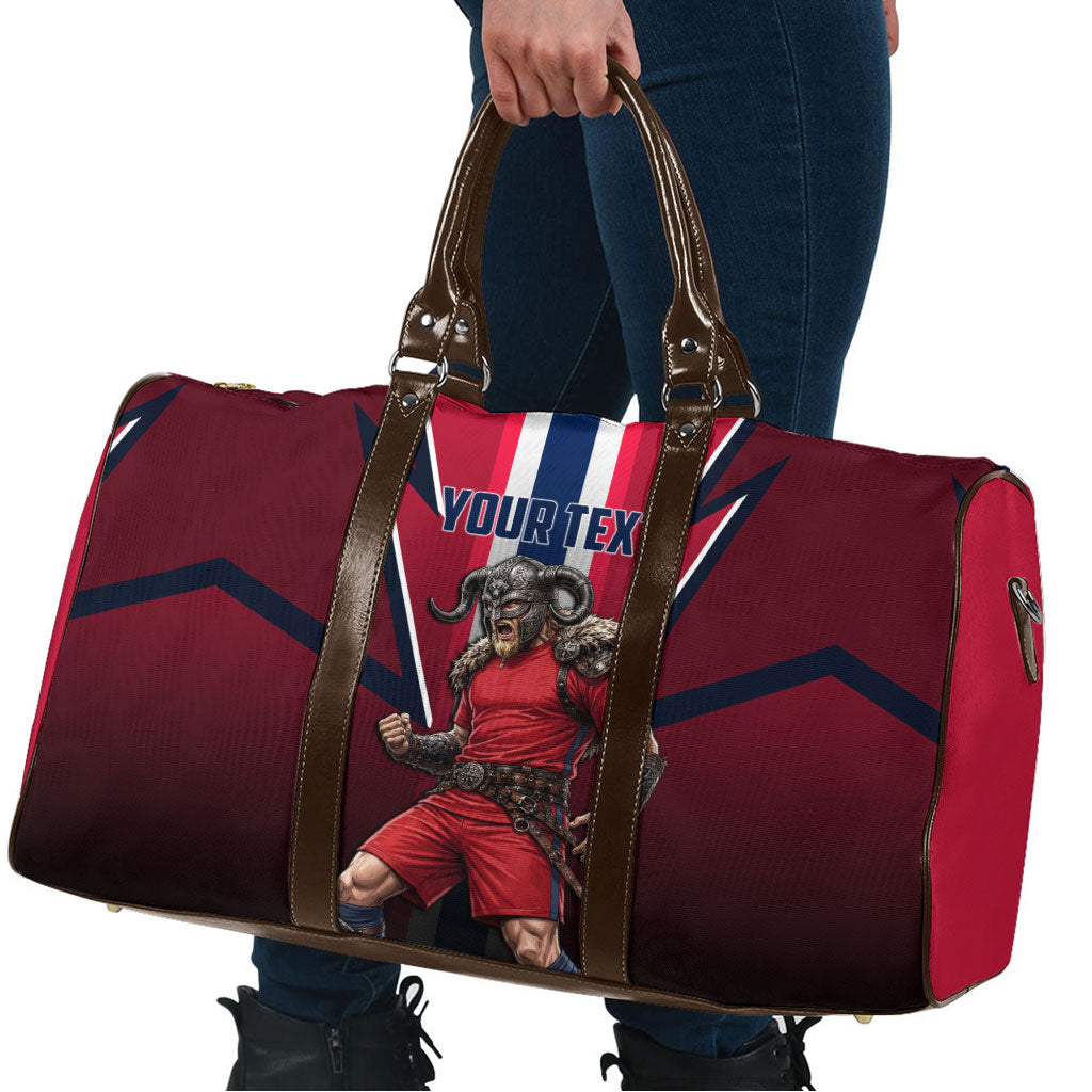 Personalized Norway Viking Travel Bag Nordic Flag Sports Style
