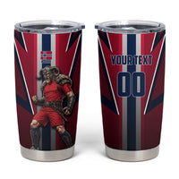 Personalized Norway Viking Tumbler Cup Nordic Flag Sports Style