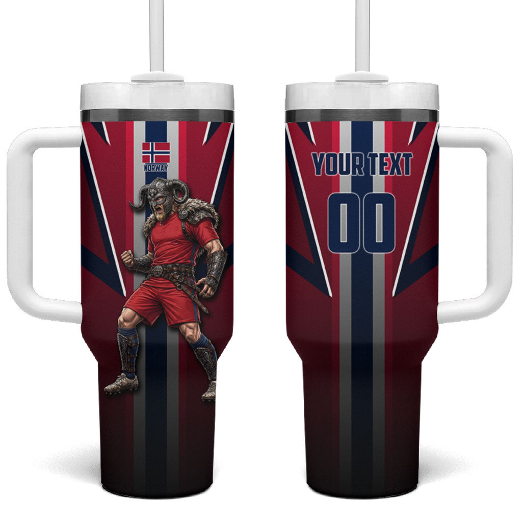 Personalized Norway Viking Tumbler With Handle Nordic Flag Sports Style