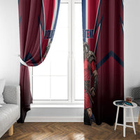 Personalized Norway Viking Window Curtain Nordic Flag Sports Style