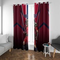 Personalized Norway Viking Window Curtain Nordic Flag Sports Style