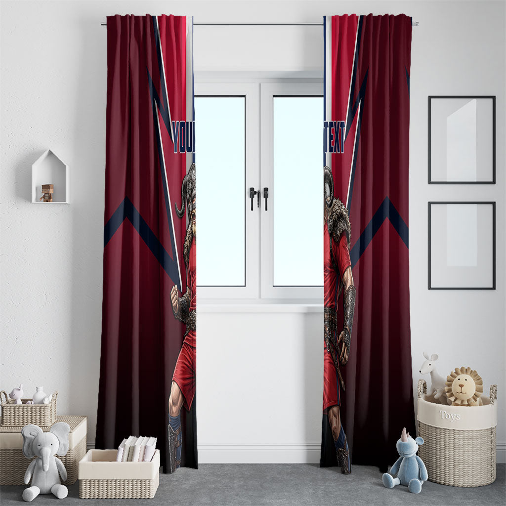 Personalized Norway Viking Window Curtain Nordic Flag Sports Style