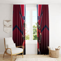 Personalized Norway Viking Window Curtain Nordic Flag Sports Style