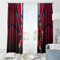 Personalized Norway Viking Window Curtain Nordic Flag Sports Style