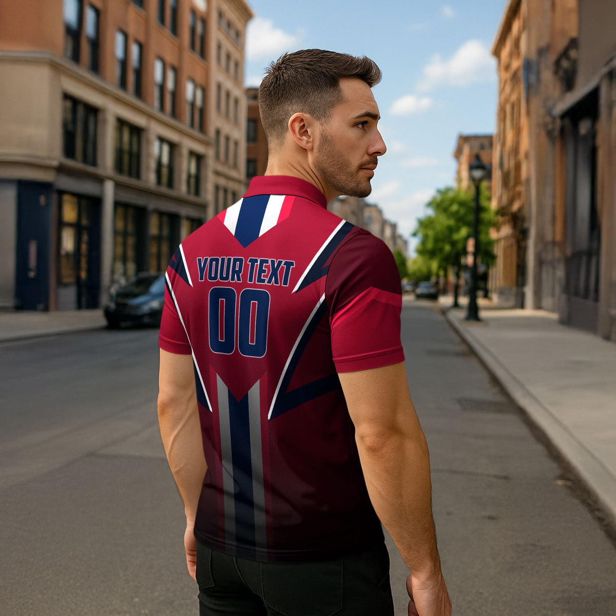 Personalized Norway Viking Zipper Polo Shirt Nordic Flag Sports Style