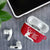 Norway Svalbard AirPods Case with Reindeer Silhouette Forest and Norwegian Flag - Wonder Print Shop