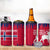 Norway Svalbard 4 in 1 Can Cooler Tumbler with Reindeer Silhouette Forest and Norwegian Flag - Wonder Print Shop