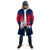 Norway Svalbard Cloak with Reindeer Silhouette Forest and Norwegian Flag - Wonder Print Shop