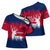 Norway Svalbard Cross Shoulder Shirt with Reindeer Silhouette Forest and Norwegian Flag - Wonder Print Shop